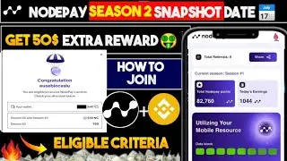 Nodepay Airdrop season 3 snapshot | Nodepay Airdrop update today | Nodepay Airdrop claim process