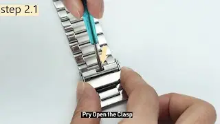 How to resize metal watch band with Hook Buckle | Steps to use Hook Buckle