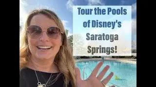 Disney Saratoga Springs POOL Tour * Congress Park * Grand Stand * High Rock Springs Feature Pool *