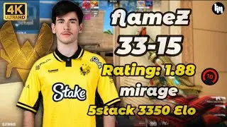 flameZ (33-15) FACEIT 3350 ELO matchup (mirage) | Jan 19, 2026 | CS2 POV/DEMO