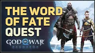 The Word of Fate God of War Ragnarok