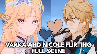 Varka and Nicole Flirting Full Scene | Genshin Impact