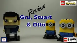 LEGO Brickheadz Gru, Stuart and Otto review set 40420