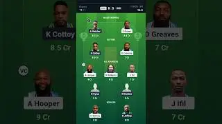 GRD vs BGR Dream11 Team | GRD vs BGR Dream11 Vincy Premier league T10 | GRD vs BGR Dream11 #dream11