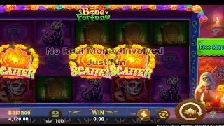 Bone fortune 10k big win today just for fun no real money involved