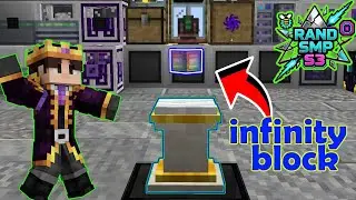 Finally Infinity Block Bana hi diya Rand Smp me #moddedminecraft