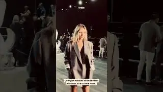 Kate Moss during Paris Fashion Week. #katemoss
