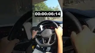 0 to 100 Accerleration - Volkswagen Taigun GT | 1.5L TSI GT Line #Shorts