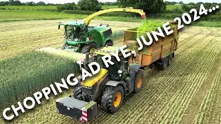 4Kᵁᴴᴰ Harvest 2024: John Deere 9800i, JCB 4220 and Valtra Q305 with Richard Western trailers