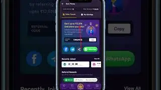Gamzy app m reffer krke kitna earning hua 😱 #bestearningapp #gamezy #shoaibtech07 #gamezyapp