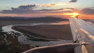 BEAUTIFUL SUNSET LANDING in Salt Lake City SLC - Delta A319 - WHAT A STUNNER [Full HD]