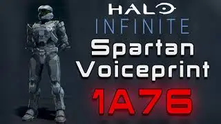 Halo Infinite: Multiplayer -  Spartan Voiceprint 1A76 [No Background Noise]