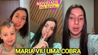 SARA KELLEN SE ASSUSTA COM MARIA DIZENDO QUE VIU UMA COBRA