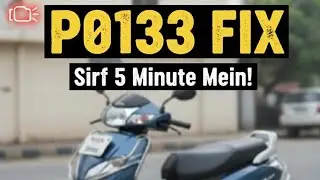 P0133 Error Code Kaise Fix Karein? O2 Sensor Cleaning & Replacement👉🏻✔️🏍️