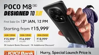 POCO M8 Pro Leaked Specifications 🔥 | 6500mAh Battery | 100W Fast Charging | Snapdragon 7s Gen 4