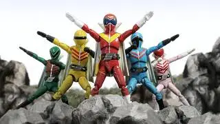 6inch Tall Himitsu Sentai Goranger HAF from Evolution Toy  - FIRST LOOK