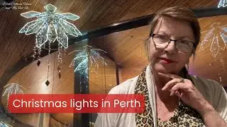 Walking around central Perth at Christmas.