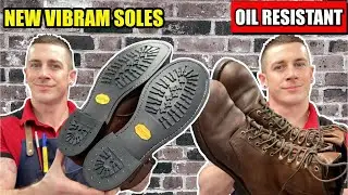 RED WING BOOTS GET VIBRAM SOLES! | Oil Resistant Shoe Repairs | Men's Fashion 2021