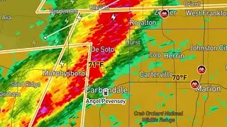 122825 Severe thunderstorm warning (Powe flash )