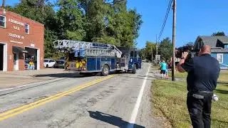 Adamsburg & Community Volunteer Fire Department - Quint 510 Responding 