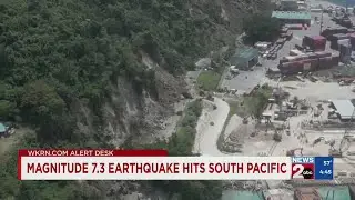 Magnitude 7.3 earthquake hits South Pacific