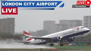 🔴London City Airport | Steep Approach & Climbs | LCY Plane Spotting 07/12/25