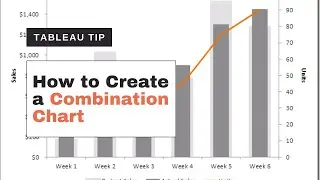 How to Create a Combination Chart with Overlapping Bars & a Line
