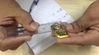 Gold Bar Testing Process (Scientific Approach)