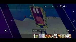 Spongebob Freaks out at Twilight in a Mud Mask