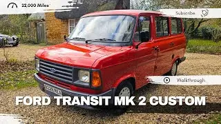 Микроавтобус Ford Transit Mk2 Custom 1985 года | Невероятный автомобиль, переживший 22 000 миль |...