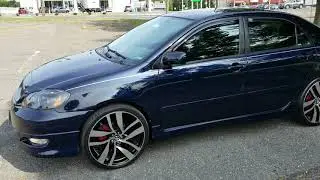 Toyota corolla s 2005 modified and new paint job