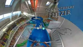 Sonnentherme Lutzmannsburg Flitzer (Waterslide) 360&deg; VR POV Onride