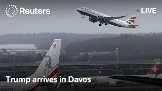 LIVE: Trump arrives in Davos