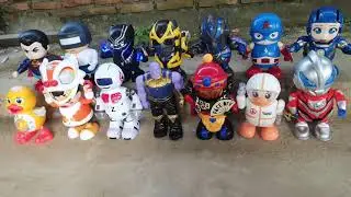 Woww Ada Tumpukan Robot Goyang Bumblebee,Barongsai,Ultraman Ginga,Bebek Dance,Thanos,Optimus Prime