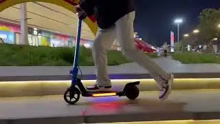 CRONY S32 Kids Electric Scooter With LED colored lights