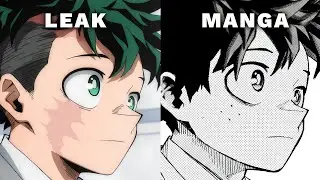 Leak VS Manga - My Hero Academia Final Season Episode 9