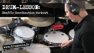 DRUM-LESSON: Shuffle Coordination Workout | by Patrick Metzger