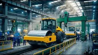 Inside the Smart Factory: Using Robots to Build Massive Road Rollers 🤖