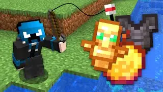 Minecraft, But Fishing Drops OP Items&hellip;