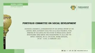Portfolio Committee on Social Development, 12 February 2025