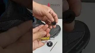 Tutorial pemasangan tali sepatu putar otomatis warna Hitam