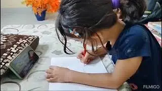 My little Student  #artist #fineart #tgtpgtart #finearteducationpoint #harishsirfineart 