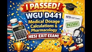Как я сдал курс фармакологии WGU D441 (HESI): мои самые большие ошибки + лучшие ресурсы ✅