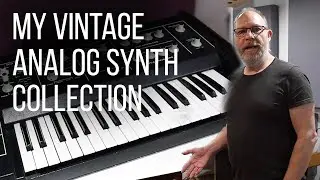 Andy Whitmore&rsquo;s Vintage Analog Synth Collection Tour &ndash; 18 Synths!