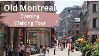 Old Montreal Walk In The Evening #oldmontreal #beautifulcanada #montreal