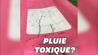 À Rouen, la pluie est devenue noire après l'incendie de Lubrizol