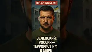 Зеленский: Россия &mdash; крупнейшая террористическая организация в мире