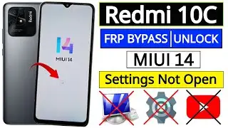 Redmi 10c Frp Bypass/Unlock MIUI 14 Without PC | Settings Not Open | Talkback Not Working 2026