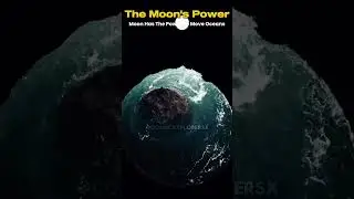 Moon has the power to move Oceans #short #earth #solarsystem #ocean #universe #planet #space