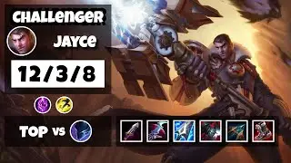 Jayce vs Nocturne KOREAN Challenger TOP (12/3/8) - v11.8